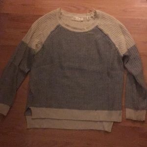 RD Style Colorblock Baseball Sweater